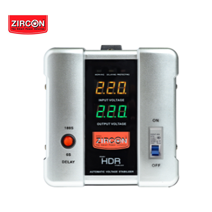 Zircon เครื่องปรับแรงดันไฟฟ้าอัตโนมัติ Automatic Voltage Stabilizer (AVS) รุ่น HDR 10000VA/8000W